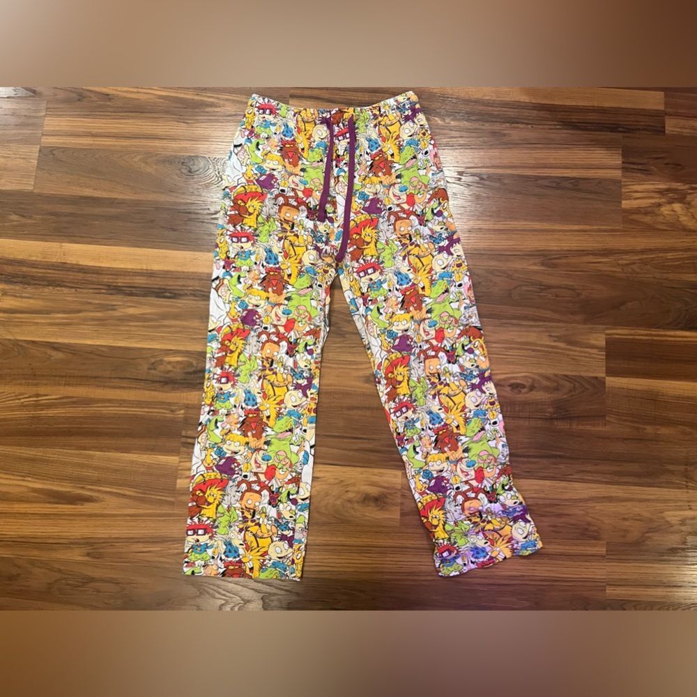 Nickelodeon Character Graphic Men's Sleep Lounge Pants medium